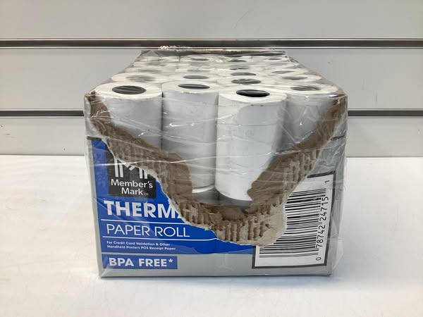 Member's Mark Thermal Receipt Paper Rolls, 2 1/4" X 50' , 48 Rolls