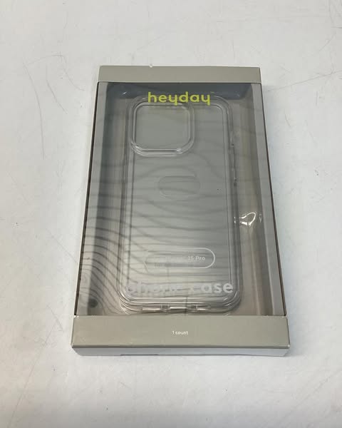 Apple iPhone 15 Pro Max Pro Case - heyday Clear: Wireless Charging Compatible