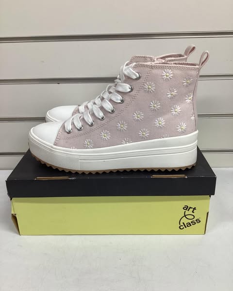 Girls Art Class Blush Blakely Hi Top Sneakers Tennis Shoe  Size 4