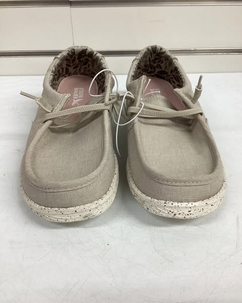 Eddie Bauer Women's Canvas Loafer, Size 8, Color Tan
