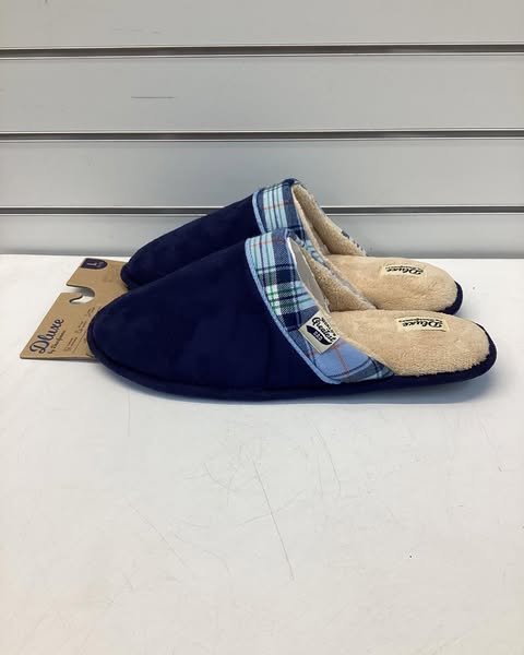 Deluxe by Dearfoam Mens Slippers, Size L (11-12)