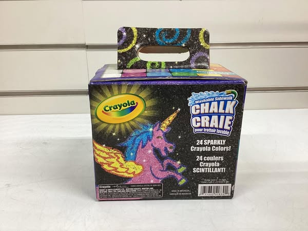 Crayola Glitter Sidewalk Chalk 24 Count