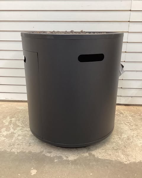 Threshold 25" Pipestone Outdoor Column Fire Pit