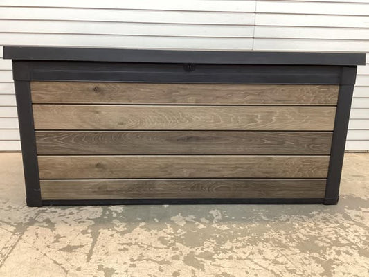 Keter DecoCoat 150 Gal. Walnut Resin Deck Box