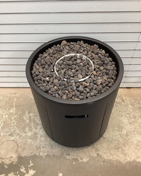 Threshold 25" Pipestone Outdoor Column Fire Pit