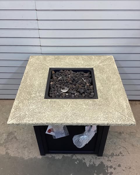 Threshold Rocksprings Stacked Stone Fire Pit - Light Brown