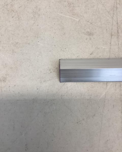 Everbilt 1 in. x 8 ft. - 1/16 in. Thick Aluminum Angle