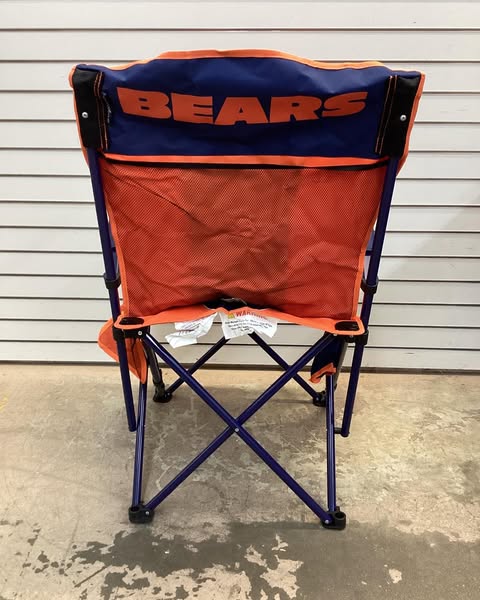 Logo Brands Chicago Bears Hard Arm Chair