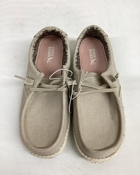 Eddie Bauer Women's Canvas Loafer, Size 8, Color Tan