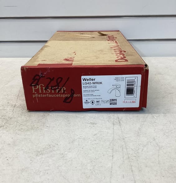 Pfister Weller Single Hole Single-Handle Bathroom Faucet Brushed Nickel