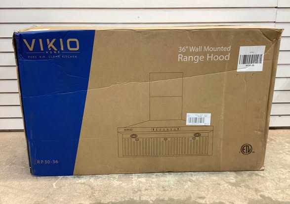 Vikio 36” Wall Mounted Range Hood