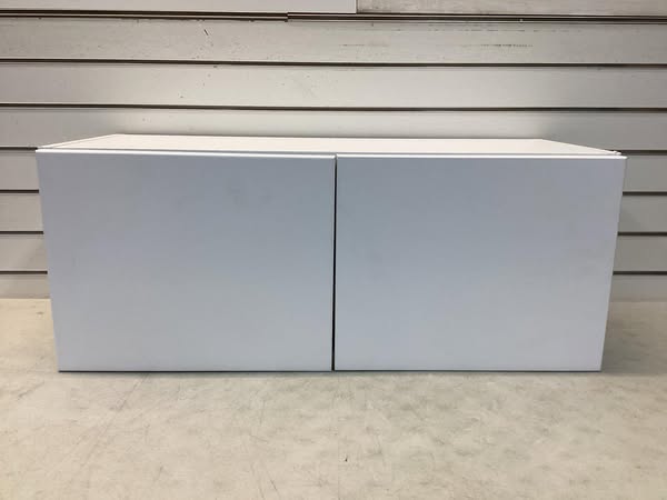 Hampton Bay Courtland 30 in. W x 12 in. D x 12 in. H Assembled Shaker Wall Bridge Kitchen Cabinet in Polar White