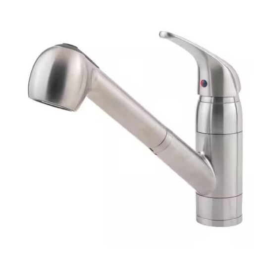 Pfister Series 1-Handle Pull Out Kitchen Faucet in Stainless Steel