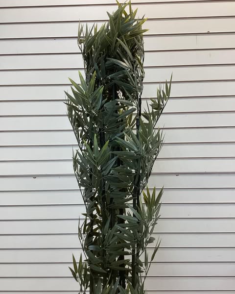 Nearly Natural Indoor and Outdoor 6 ft. Artificial Black Bamboo Tree