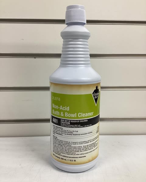 Tough Guy Toilet Bowl Cleaner, 32 oz. Bottle, Unscented Liquid, Ready To Use