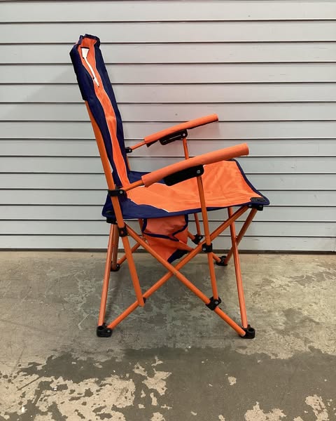 Logo Brands Illinois Fighting Illini Hard Arm Chair