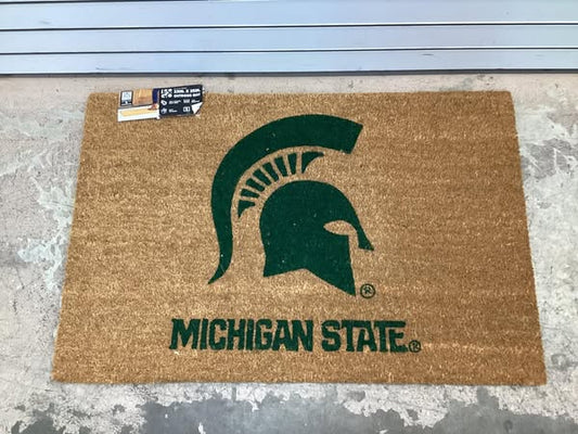 Logo Brands Michigan State Spartans Doormat 35” x 23”