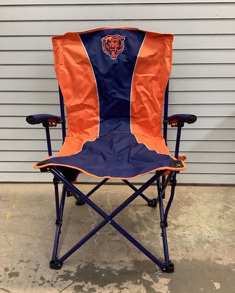 Logo Brands Chicago Bears Hard Arm Chair