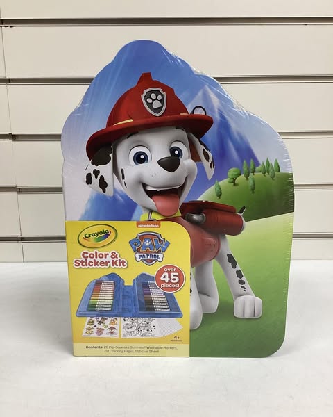 Crayola Paw Patrol Color and Sticker Kit