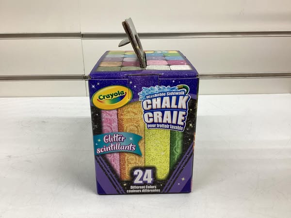 Crayola Glitter Sidewalk Chalk 24 Count