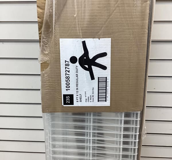 Everbilt 8 ft. x 12 in. Regular Duty Wire Shelf