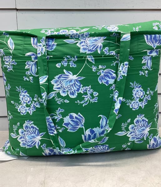 Draper James 4-Piece Printed Cotton Quilt Set, Full/Queen Size, Color Floral Green