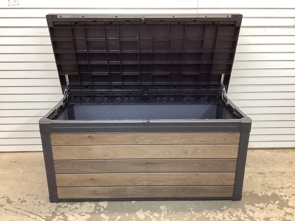 Keter DecoCoat 150 Gal. Walnut Resin Deck Box