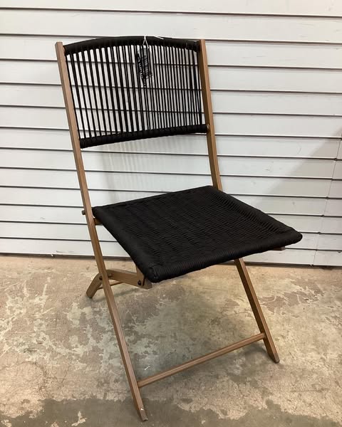 Purcell Patio Folding Chair Black - Threshold