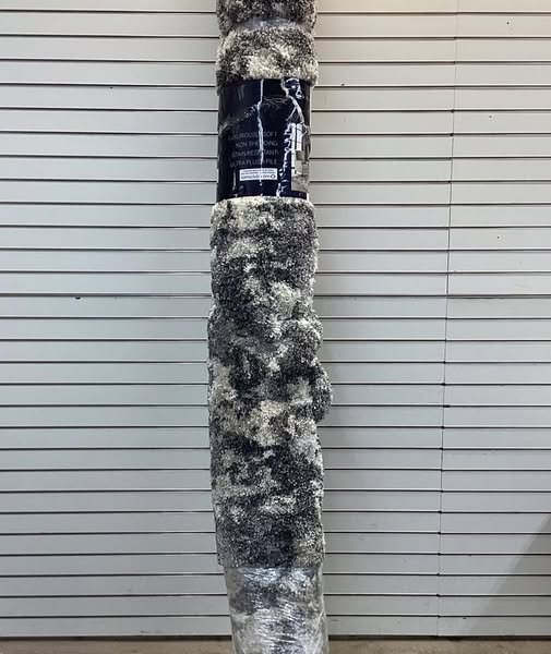 Drexel Lenox Shag Area Rug, 7’10” x 10’, Color Beige/Grey