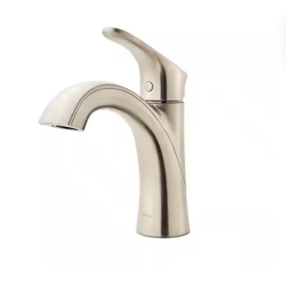 Pfister Weller Single Hole Single-Handle Bathroom Faucet Brushed Nickel