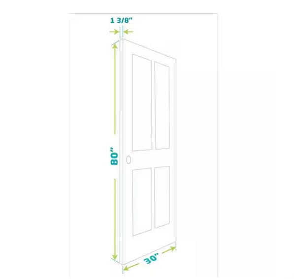 eightdoors 30 in. x 80 in. x 1-3/8 in. 2-Panel Arch Top V-Groove Knotty Solid Core Unfinished Pine Wood Interior Door Slab