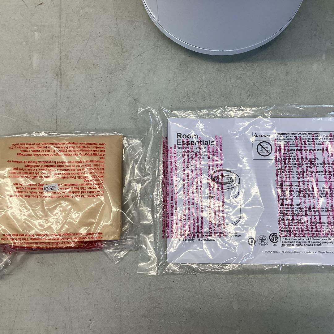 1lb Propane/Liquid Petroleum Gas Round Column Fire Pit - Room Essentials