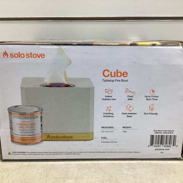Solo Stove 6" Cube Firebowl Tabletop Fireplace