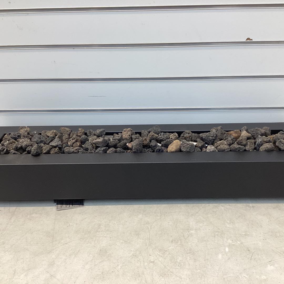 28" Outdoor Tabletop Fireplace Black - Threshold