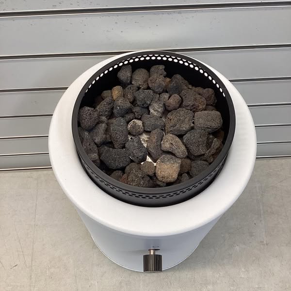 1lb Propane/Liquid Petroleum Gas Round Column Fire Pit - Room Essentials