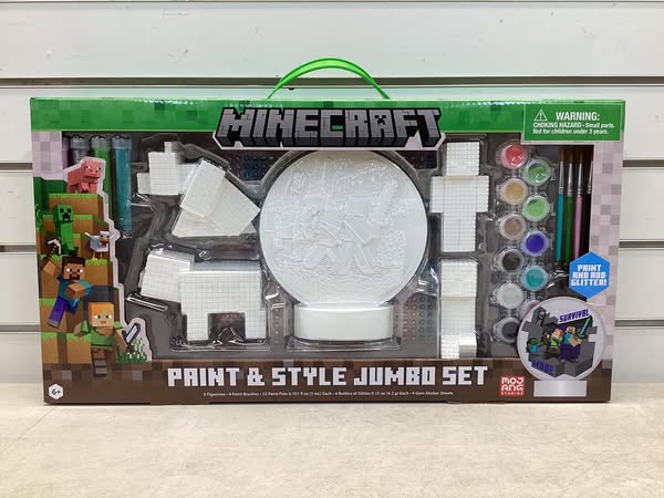 Minecraft Paint and Style Jumbo Set