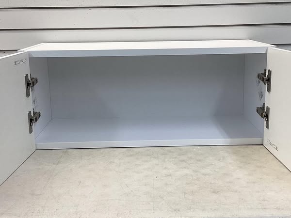 Hampton Bay Courtland 30 in. W x 12 in. D x 12 in. H Assembled Shaker Wall Bridge Kitchen Cabinet in Polar White