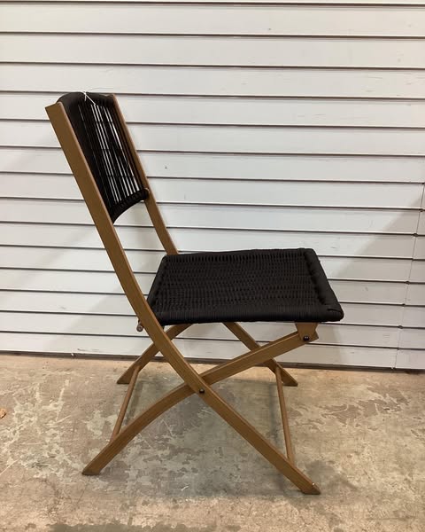 Purcell Patio Folding Chair Black - Threshold