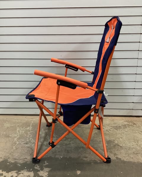 Logo Brands Illinois Fighting Illini Hard Arm Chair
