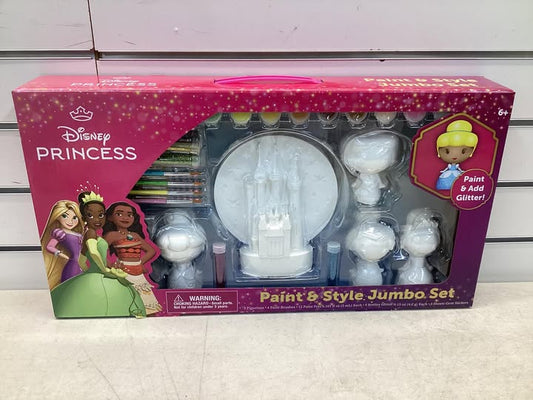 Disney Princess Paint and Style Jumbo Set