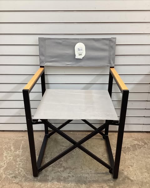 Henning Folding Patio Chair Gray - Threshold