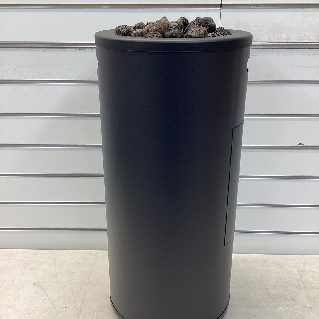 22" Round Metal Outdoor Column Fire Pit - Threshold