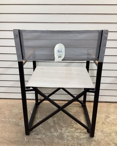 Henning Folding Patio Chair Gray - Threshold