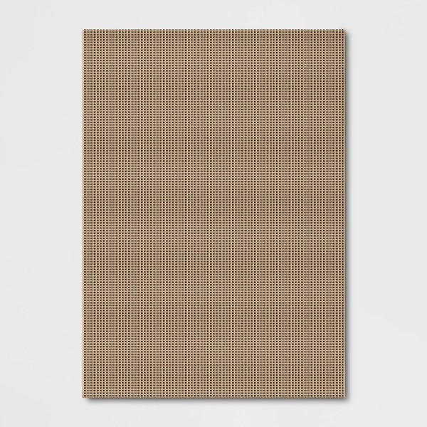 Micro Grid Rectangular Woven Indoor Outdoor Area Rug - Threshold