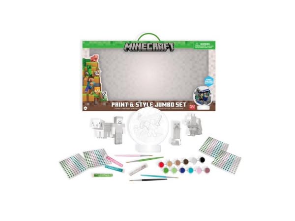 Minecraft Paint and Style Jumbo Set