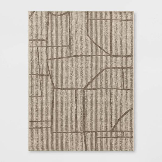 Tonal Geometric Outdoor Area Rug - Threshold