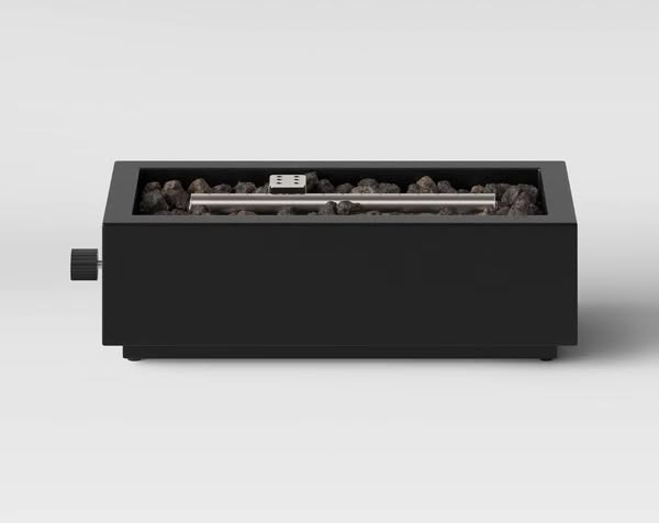 Two Harbors 14" Patio Tabletop Fireplace Black - Threshold