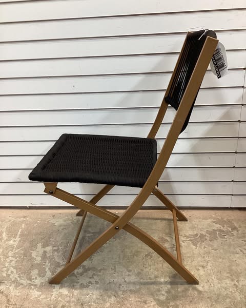 Purcell Patio Folding Chair Black - Threshold