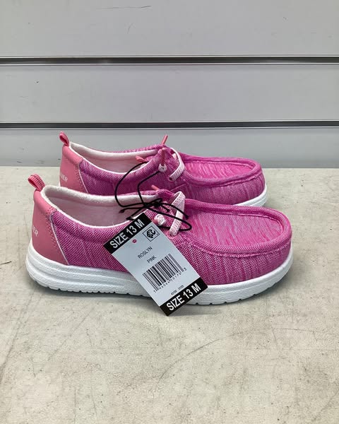 Eddie Bauer Girls Canvas Slip-On Shoe Size 13K
