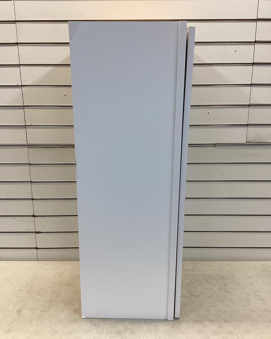 Hampton Bay Shaker 15 in. W x 12 in. D x 36 in. H Assembled Wall Cabinet in Satin White